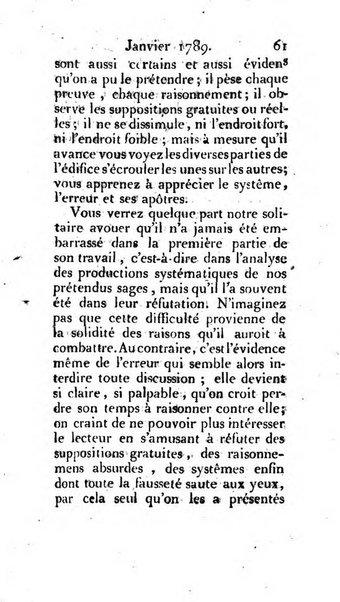 Journal ecclesiastique ou bibliotheque raisonnée des sciences ecclésiastiques