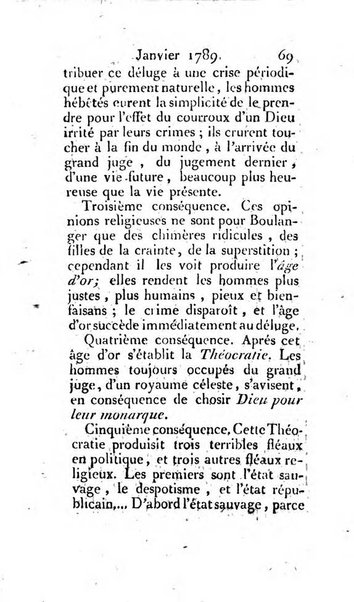 Journal ecclesiastique ou bibliotheque raisonnée des sciences ecclésiastiques