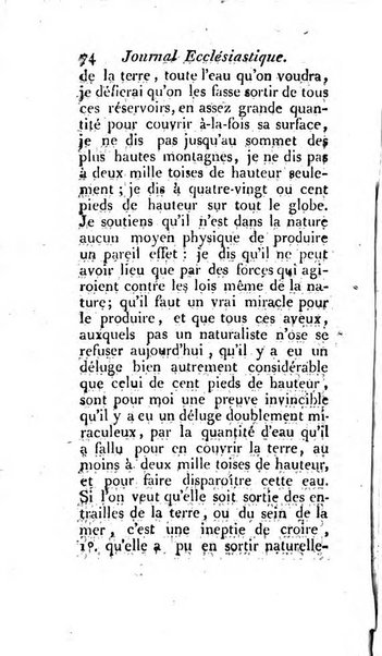 Journal ecclesiastique ou bibliotheque raisonnée des sciences ecclésiastiques