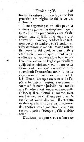 Journal ecclesiastique ou bibliotheque raisonnée des sciences ecclésiastiques