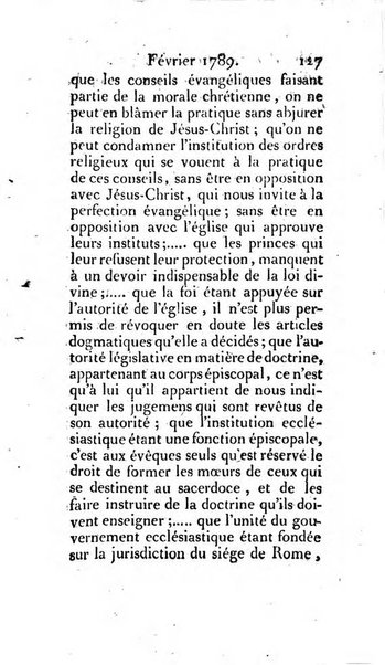 Journal ecclesiastique ou bibliotheque raisonnée des sciences ecclésiastiques