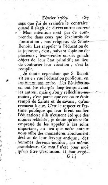 Journal ecclesiastique ou bibliotheque raisonnée des sciences ecclésiastiques