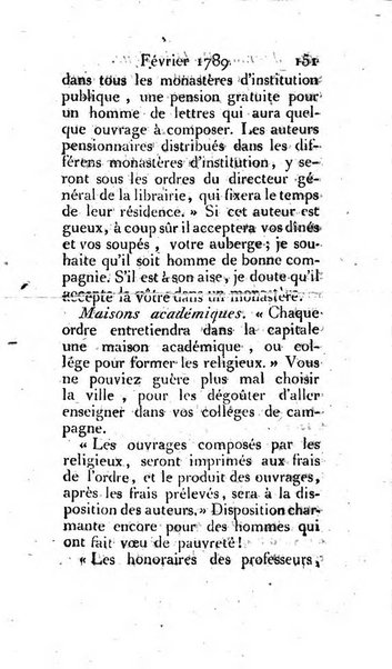 Journal ecclesiastique ou bibliotheque raisonnée des sciences ecclésiastiques