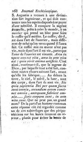 Journal ecclesiastique ou bibliotheque raisonnée des sciences ecclésiastiques