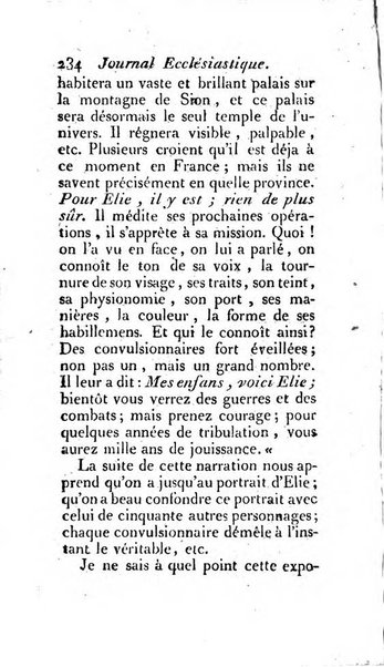 Journal ecclesiastique ou bibliotheque raisonnée des sciences ecclésiastiques