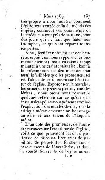 Journal ecclesiastique ou bibliotheque raisonnée des sciences ecclésiastiques