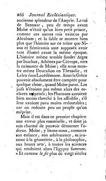 Journal ecclesiastique ou bibliotheque raisonnée des sciences ecclésiastiques