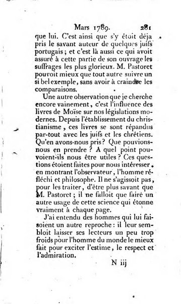 Journal ecclesiastique ou bibliotheque raisonnée des sciences ecclésiastiques