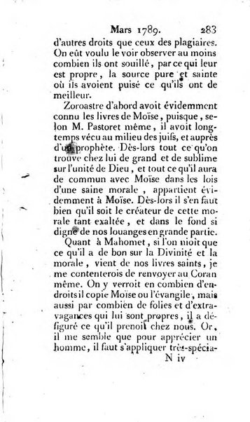 Journal ecclesiastique ou bibliotheque raisonnée des sciences ecclésiastiques