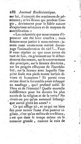 Journal ecclesiastique ou bibliotheque raisonnée des sciences ecclésiastiques