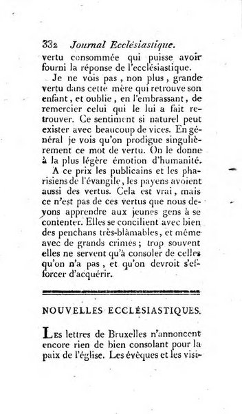 Journal ecclesiastique ou bibliotheque raisonnée des sciences ecclésiastiques