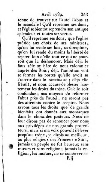 Journal ecclesiastique ou bibliotheque raisonnée des sciences ecclésiastiques