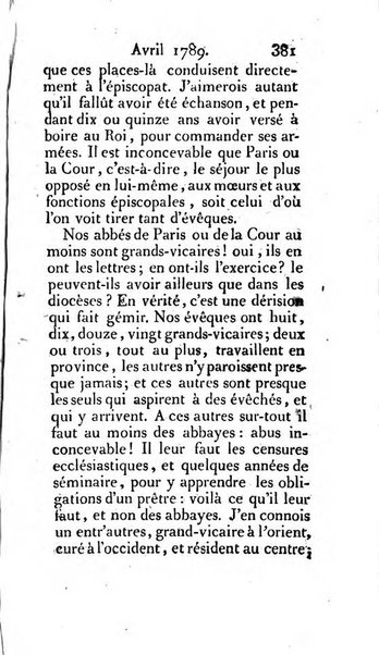 Journal ecclesiastique ou bibliotheque raisonnée des sciences ecclésiastiques