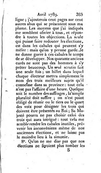 Journal ecclesiastique ou bibliotheque raisonnée des sciences ecclésiastiques