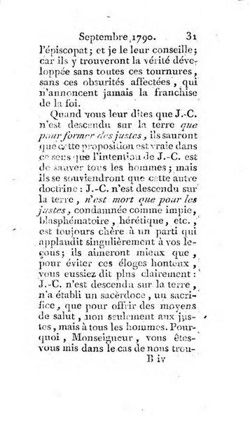 Journal ecclesiastique ou bibliotheque raisonnée des sciences ecclésiastiques