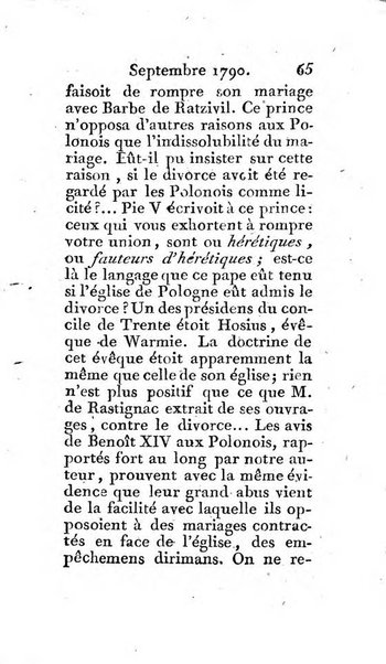 Journal ecclesiastique ou bibliotheque raisonnée des sciences ecclésiastiques