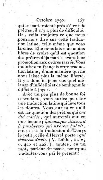 Journal ecclesiastique ou bibliotheque raisonnée des sciences ecclésiastiques