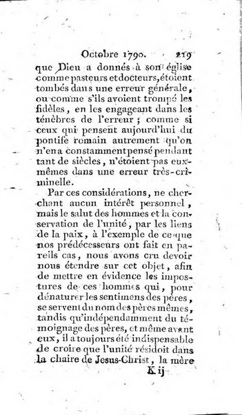 Journal ecclesiastique ou bibliotheque raisonnée des sciences ecclésiastiques