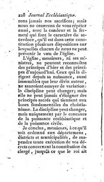 Journal ecclesiastique ou bibliotheque raisonnée des sciences ecclésiastiques