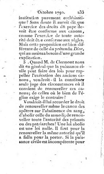 Journal ecclesiastique ou bibliotheque raisonnée des sciences ecclésiastiques