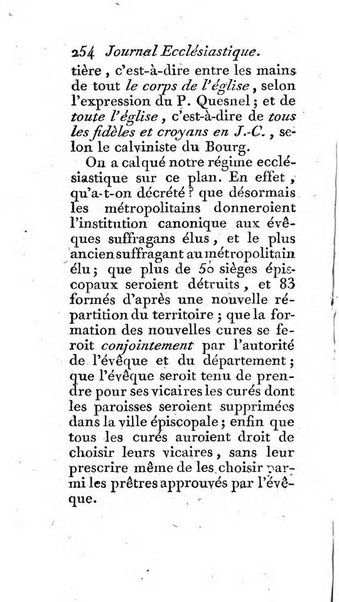 Journal ecclesiastique ou bibliotheque raisonnée des sciences ecclésiastiques