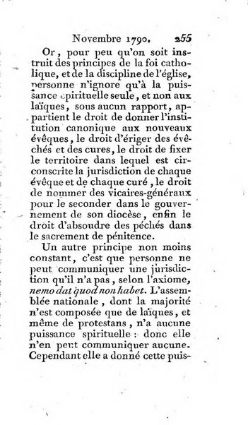 Journal ecclesiastique ou bibliotheque raisonnée des sciences ecclésiastiques