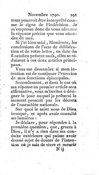 Journal ecclesiastique ou bibliotheque raisonnée des sciences ecclésiastiques