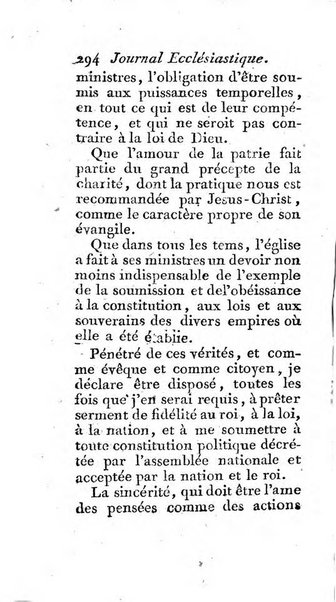 Journal ecclesiastique ou bibliotheque raisonnée des sciences ecclésiastiques