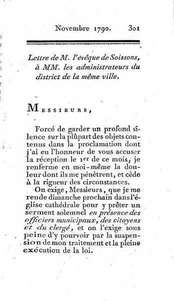 Journal ecclesiastique ou bibliotheque raisonnée des sciences ecclésiastiques