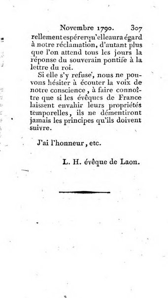 Journal ecclesiastique ou bibliotheque raisonnée des sciences ecclésiastiques