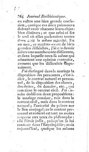 Journal ecclesiastique ou bibliotheque raisonnée des sciences ecclésiastiques