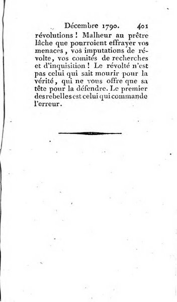 Journal ecclesiastique ou bibliotheque raisonnée des sciences ecclésiastiques