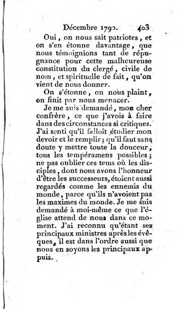 Journal ecclesiastique ou bibliotheque raisonnée des sciences ecclésiastiques