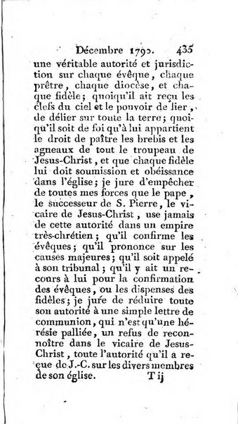 Journal ecclesiastique ou bibliotheque raisonnée des sciences ecclésiastiques