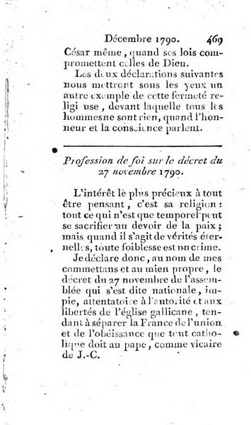 Journal ecclesiastique ou bibliotheque raisonnée des sciences ecclésiastiques