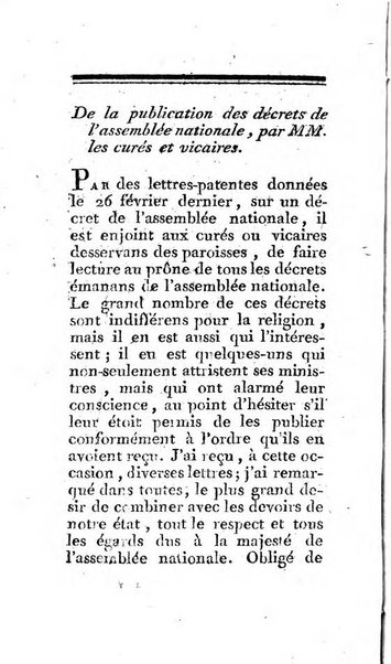 Journal ecclesiastique ou bibliotheque raisonnée des sciences ecclésiastiques