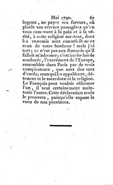 Journal ecclesiastique ou bibliotheque raisonnée des sciences ecclésiastiques