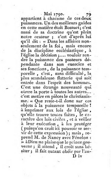 Journal ecclesiastique ou bibliotheque raisonnée des sciences ecclésiastiques