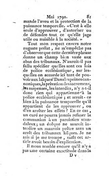 Journal ecclesiastique ou bibliotheque raisonnée des sciences ecclésiastiques