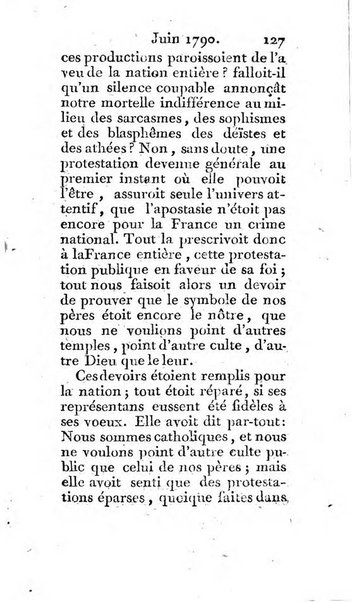 Journal ecclesiastique ou bibliotheque raisonnée des sciences ecclésiastiques