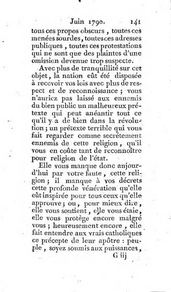 Journal ecclesiastique ou bibliotheque raisonnée des sciences ecclésiastiques