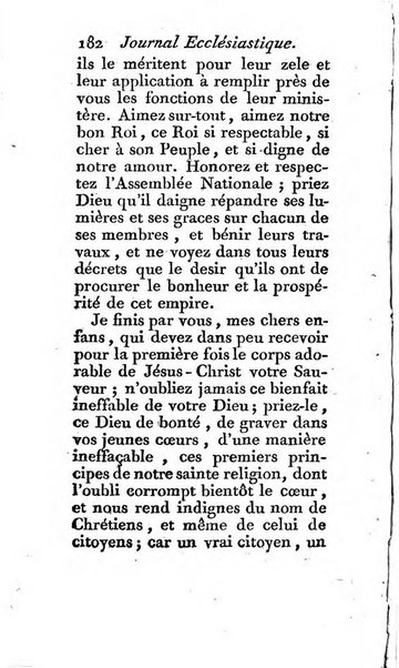 Journal ecclesiastique ou bibliotheque raisonnée des sciences ecclésiastiques