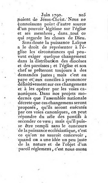 Journal ecclesiastique ou bibliotheque raisonnée des sciences ecclésiastiques