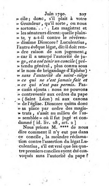 Journal ecclesiastique ou bibliotheque raisonnée des sciences ecclésiastiques