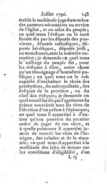 Journal ecclesiastique ou bibliotheque raisonnée des sciences ecclésiastiques