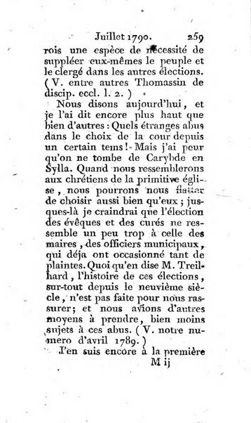 Journal ecclesiastique ou bibliotheque raisonnée des sciences ecclésiastiques