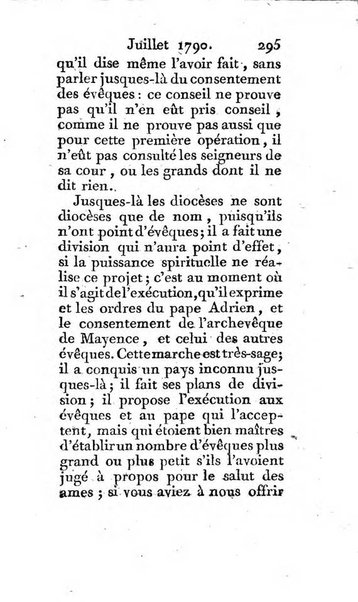 Journal ecclesiastique ou bibliotheque raisonnée des sciences ecclésiastiques