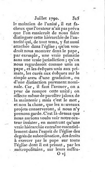 Journal ecclesiastique ou bibliotheque raisonnée des sciences ecclésiastiques