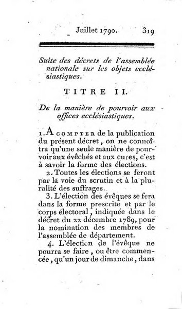 Journal ecclesiastique ou bibliotheque raisonnée des sciences ecclésiastiques