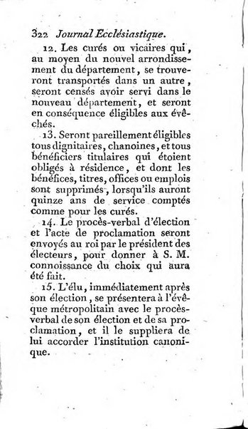 Journal ecclesiastique ou bibliotheque raisonnée des sciences ecclésiastiques